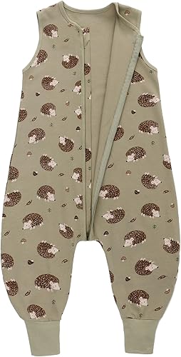 Miniatura 1 de Miracle Baby Saco de dormir con pies - Manta de algodón 100% de 0.5 TOG, diseño sin mangas, saco de dormir para bebé