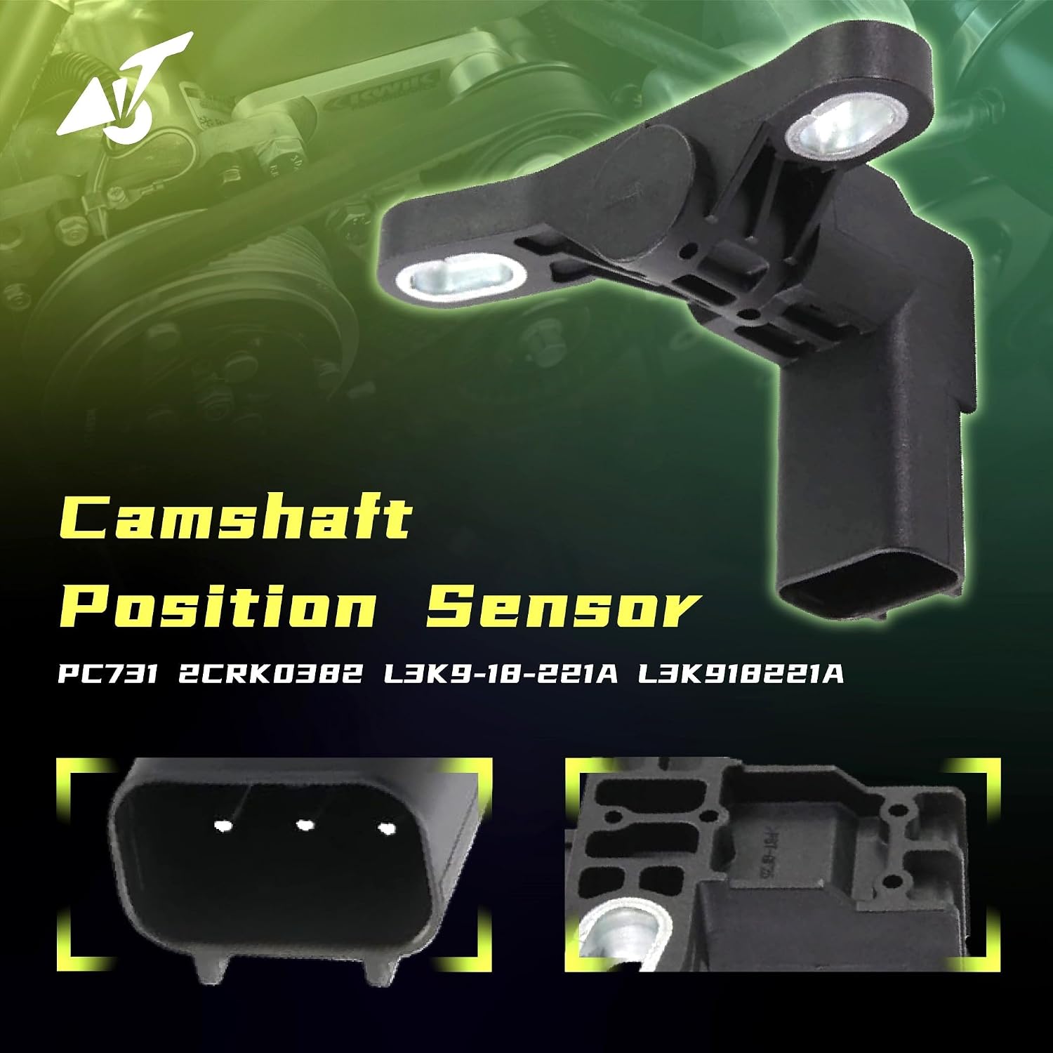 L3K9-18-221A L3K918221A PC731 Crank Crankshaft Position CPS Sensor Fit for Mazda 3 CX-7 2007 2008 2009 2010 2011 2012