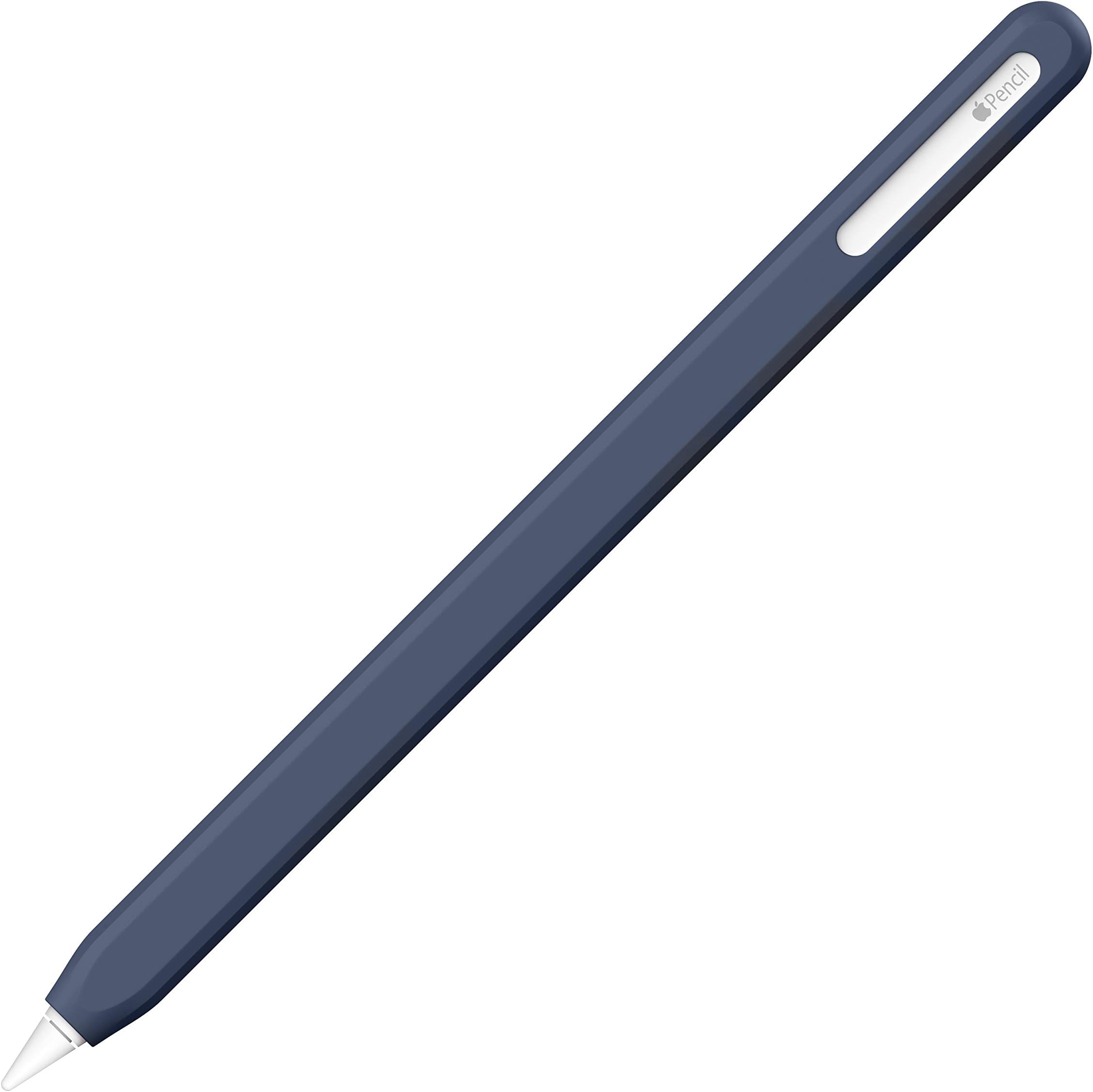 UPPERCASE Designs NimbleSleeve Premium Silicone Case Holder Protective Cover Sleeve for iPad Apple Pencil Pro and 2nd Generation Only (Midnight Blue)