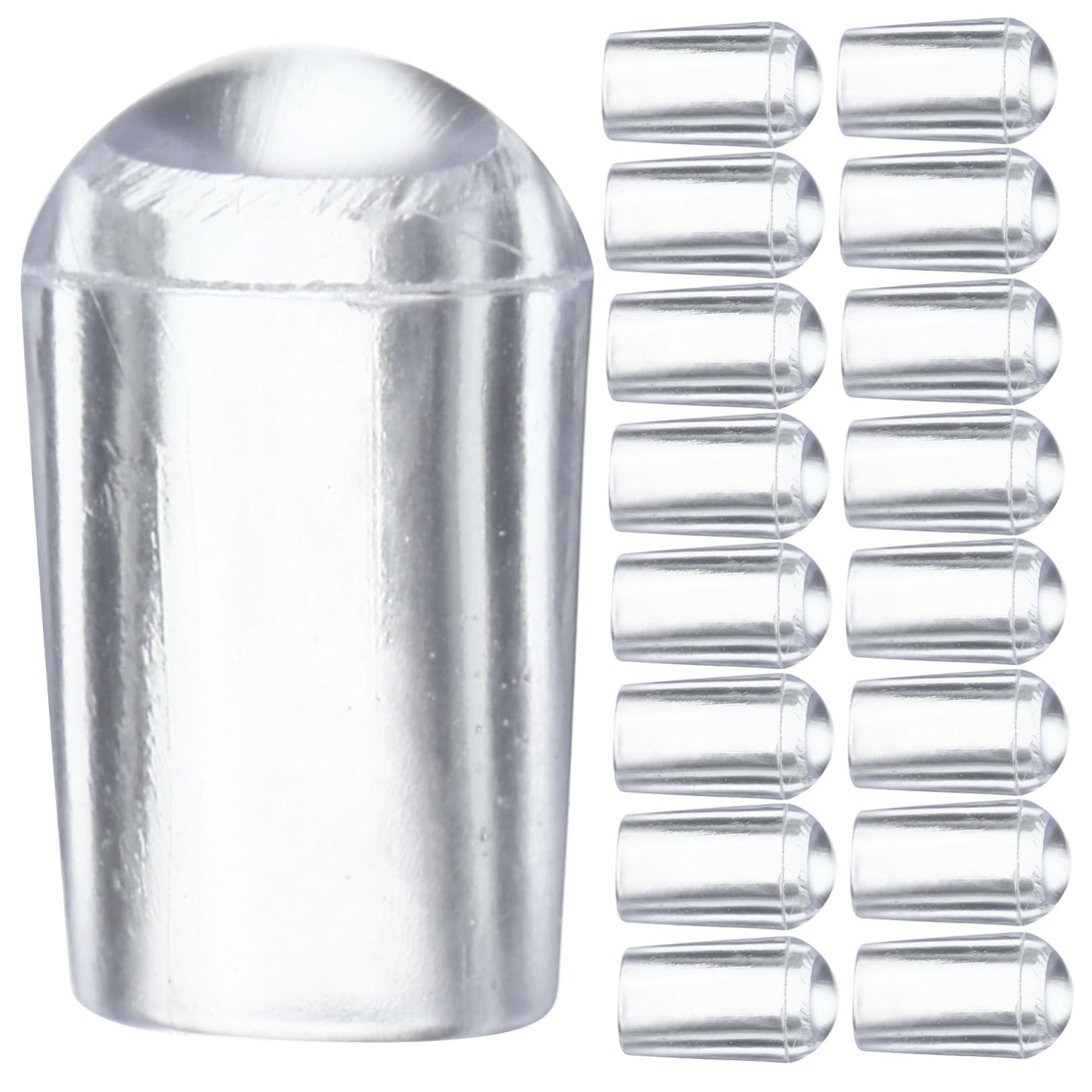 Alipis 100pcs Pvc End Cap Hooks Covers Wall Hanging Hook End Caps Plastic Screw Protectors for Wire Wire Thread Protectors