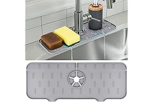 Kitchen Sink Splash Guard and Organization Haven