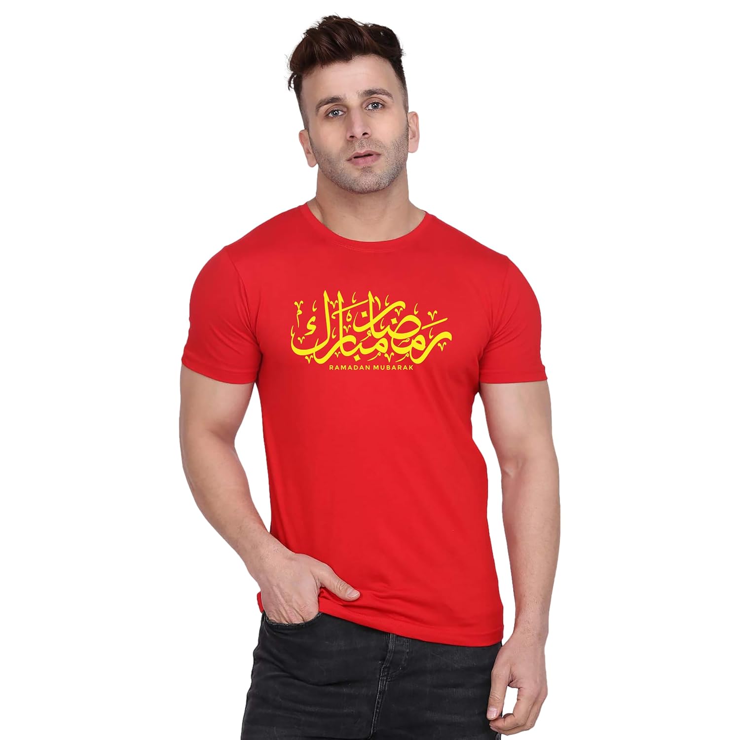 Fashion Love |Stylish Graphic T-Shirt | Festive Islamic Apparel for Ramadan & Eid|Cotton HSR-4967 - Review, Price and Buying Guide