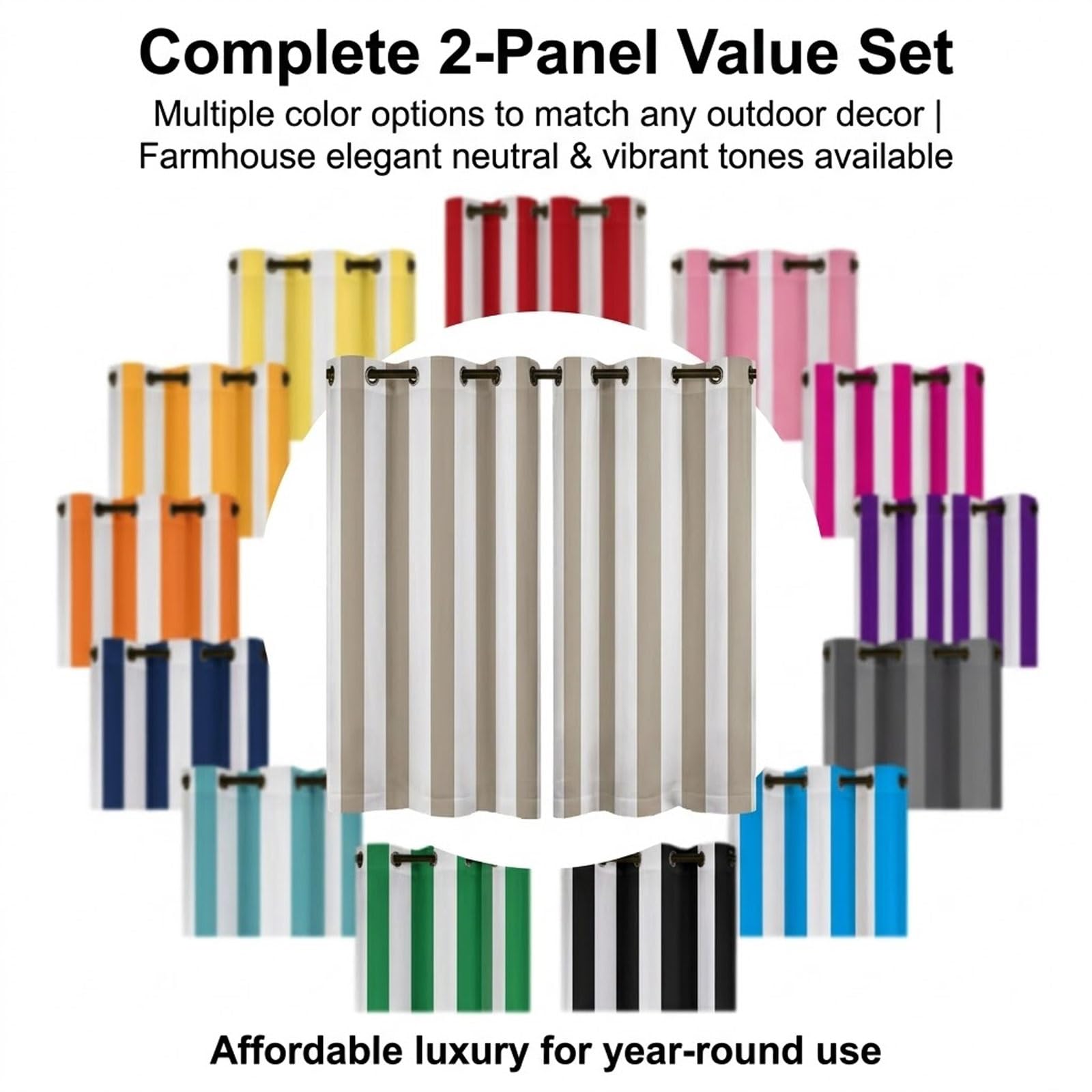 Wodoodporne panele chroniące przed promieniowaniem UV na zewnątrz - wiatroszczelne paski 2-panelowy zestaw na balkon basen domek - czerwone zasłony ogrodowe 199 cm x 200 cm