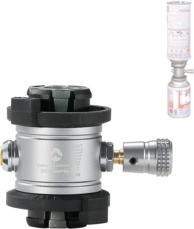 CAMPINGMOON Butane Gas Cartridge Transfer Camping Cassette Canisters Gas Adapter Z15-CB