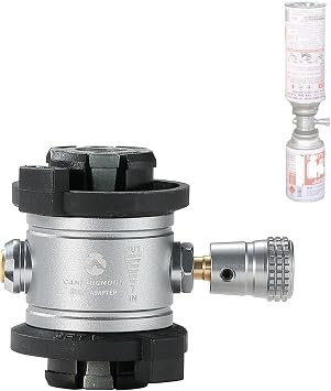 CAMPINGMOON Butane Gas Cartridge Transfer Camping Cassette Canisters Gas Adapter Z15-CB