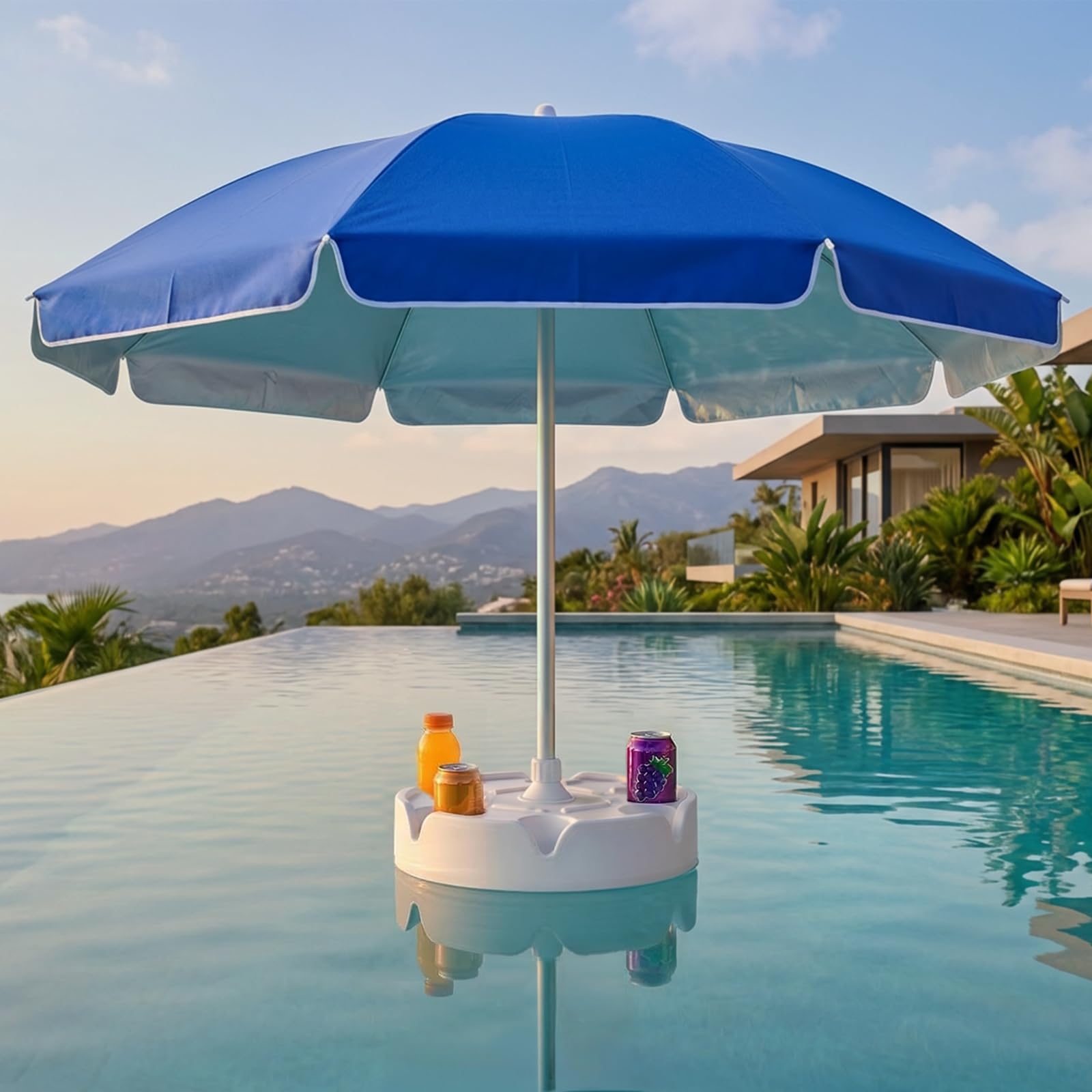 7ft patio table umbrella Formosa Covers wood market Tilt mechanism Breakwater Bay This one PASAMIC 7FT Floating Table Umbrella