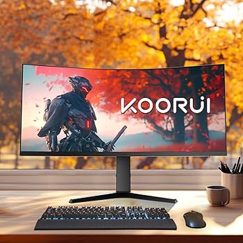 Amazon.co.jp: KOORUI 34インチ モニター ウルトラワイド モニター 1MS
