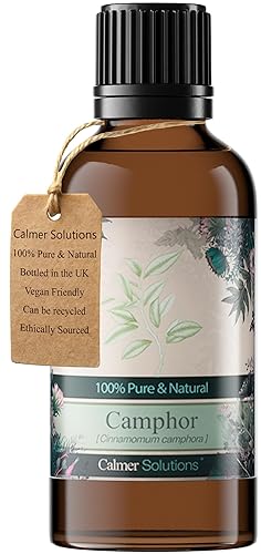 Camphor Essential Oil 50ml - 100% Pure & Natural Steam