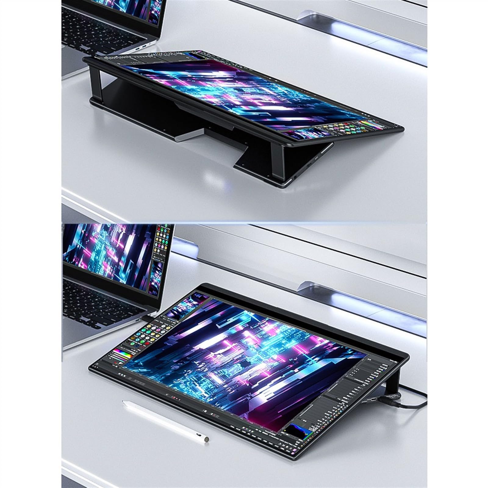 Schermo esterno for telefono cellulare IPS 2K 144HZ da 15,6 pollici secondario multifunzionale Touch Screen di espansione for laptop Monitor for macchina gioco Monitor per Smart Working