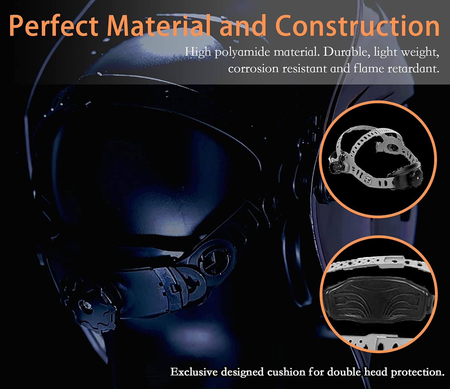 Tekware Ultra Large Viewing Auto Darkening Welding Helmet,4 Arc Sensor Welder helmet, True Color Solar Powered Welding Hood, Hemispherical 4C Lens, Variable Shade 4~5/9-9/13 Weld Grinding Mask - - 