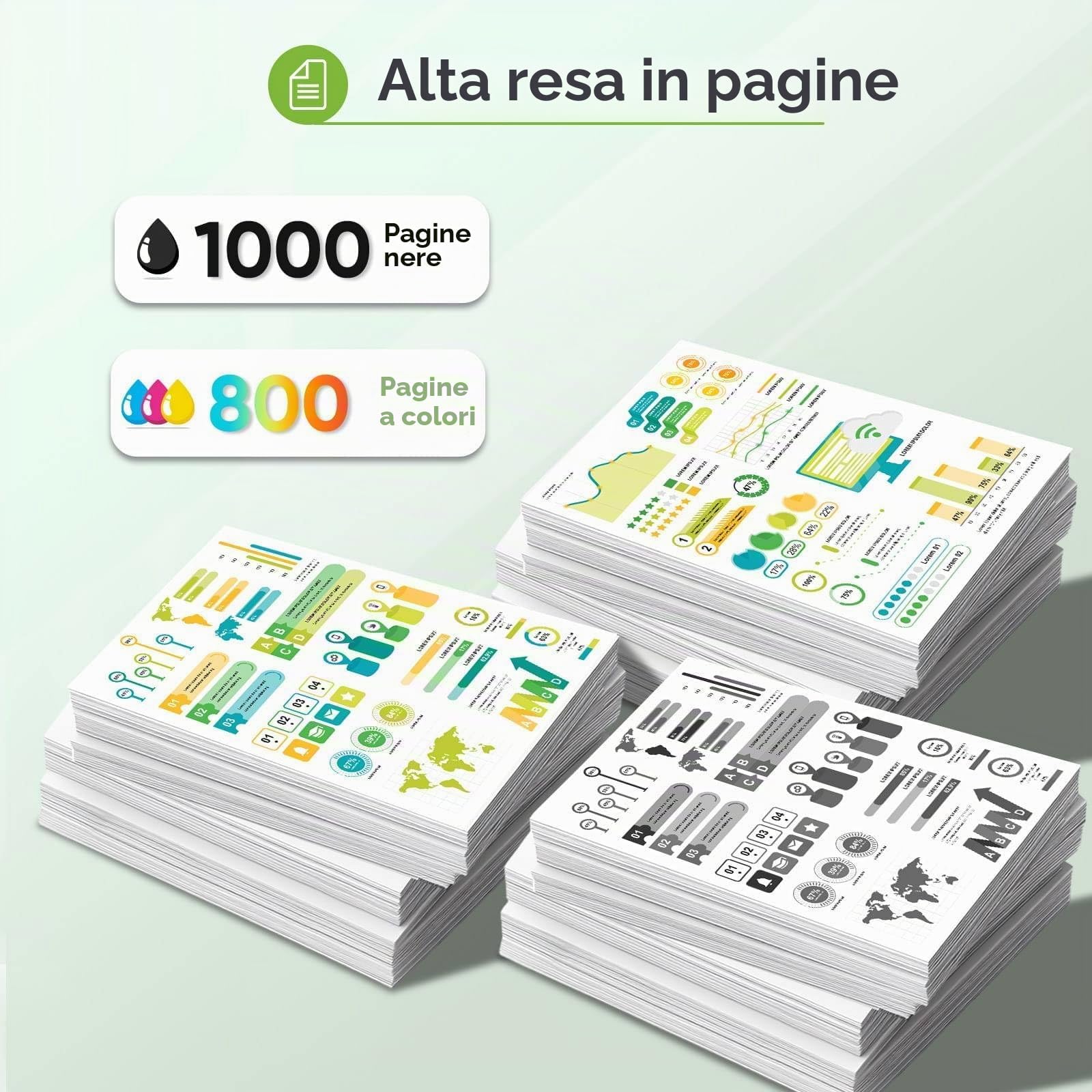 924 Cartuccie Multipack 8132e per HP Cartuccie 924 XL per HP924 924XL 924e