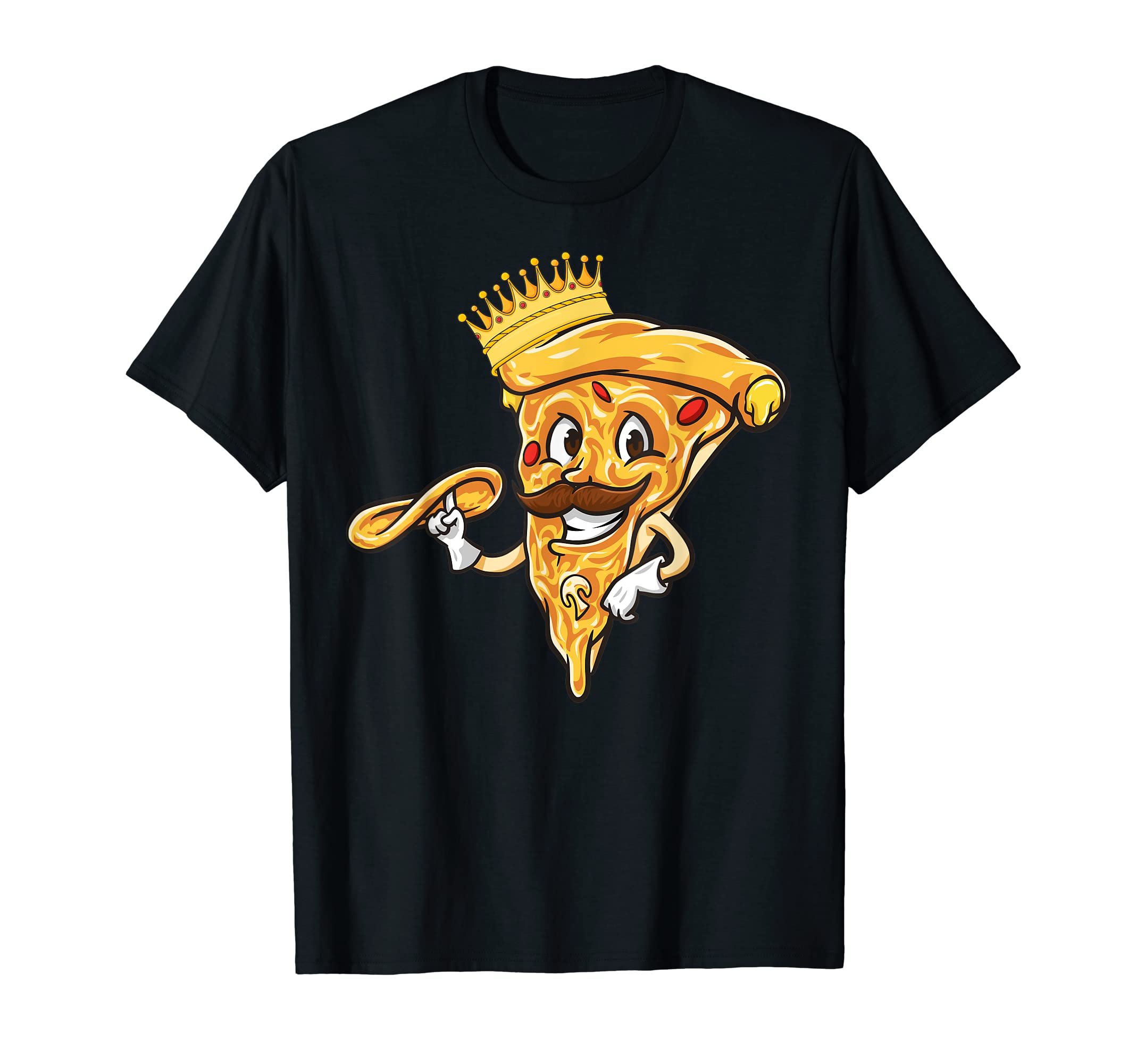 Funny Pizzaiolo For Pizza Man Making A Pizza - Pizza King T-Shirt