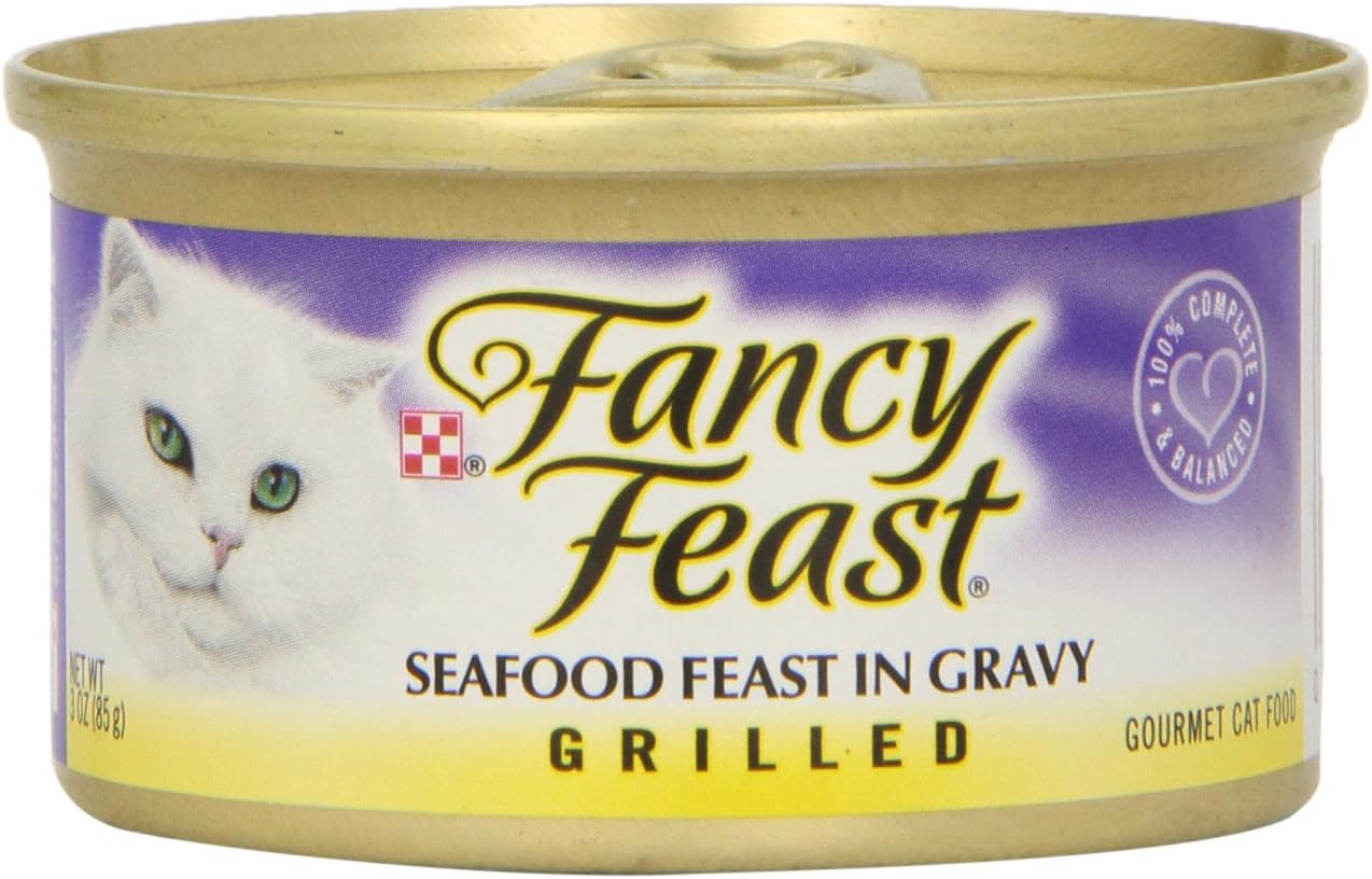 Fancy Feast comida húmeda sabor mariscos 3oz