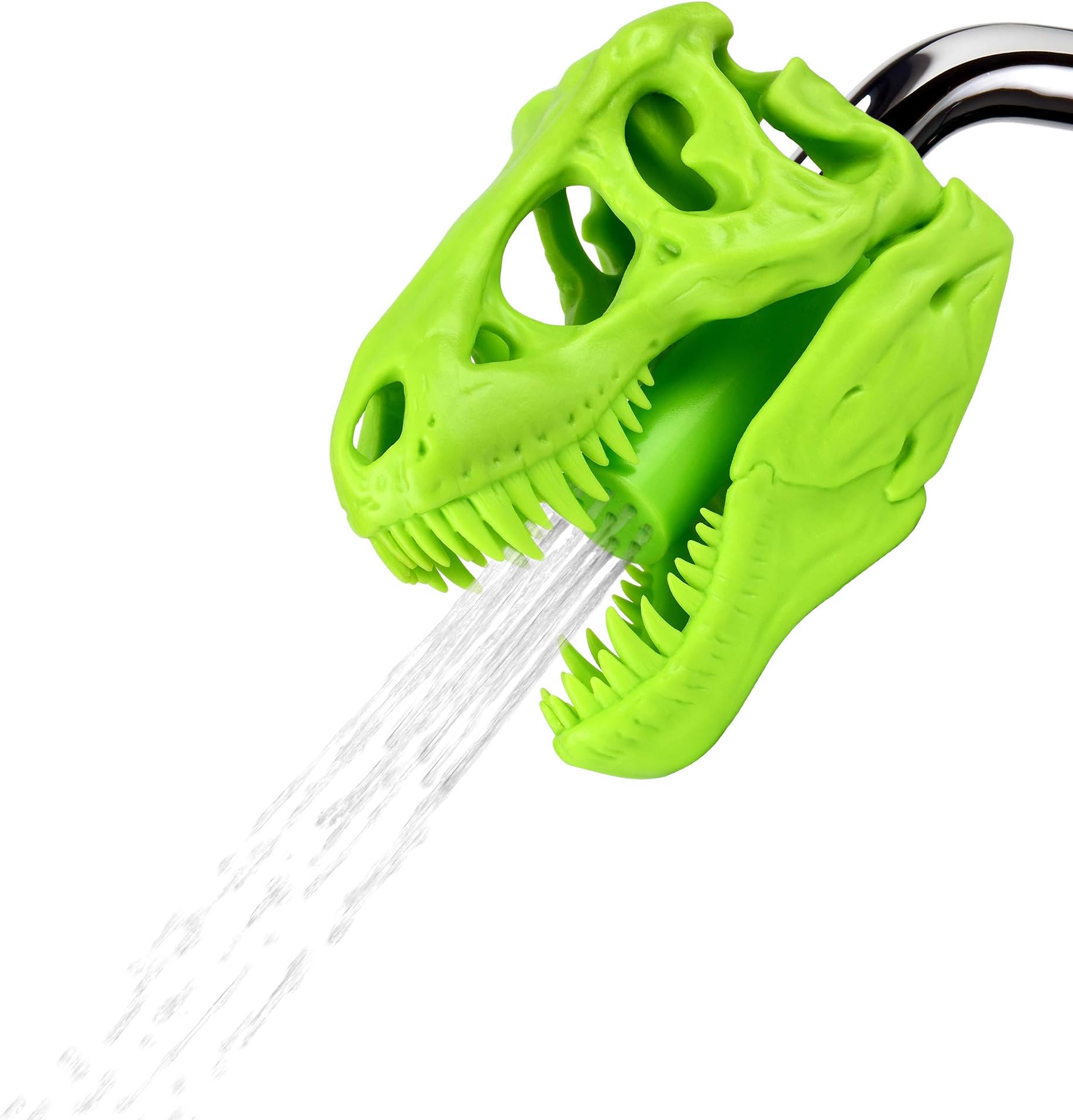 Barbuzzo Wash N' Roar Shower Head-Lime Green, Standard