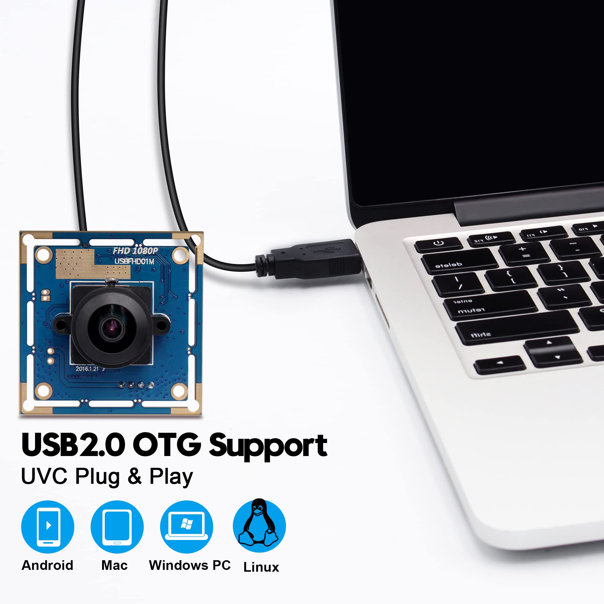 Svpro 2MP CMOS OV2710 grandangolare 180 Gradi Lente fisheye PC Web Camera Driver Gratuito UVC Macchina Industriale Visione USB modulo Telecamera per Android Windows Mac OS