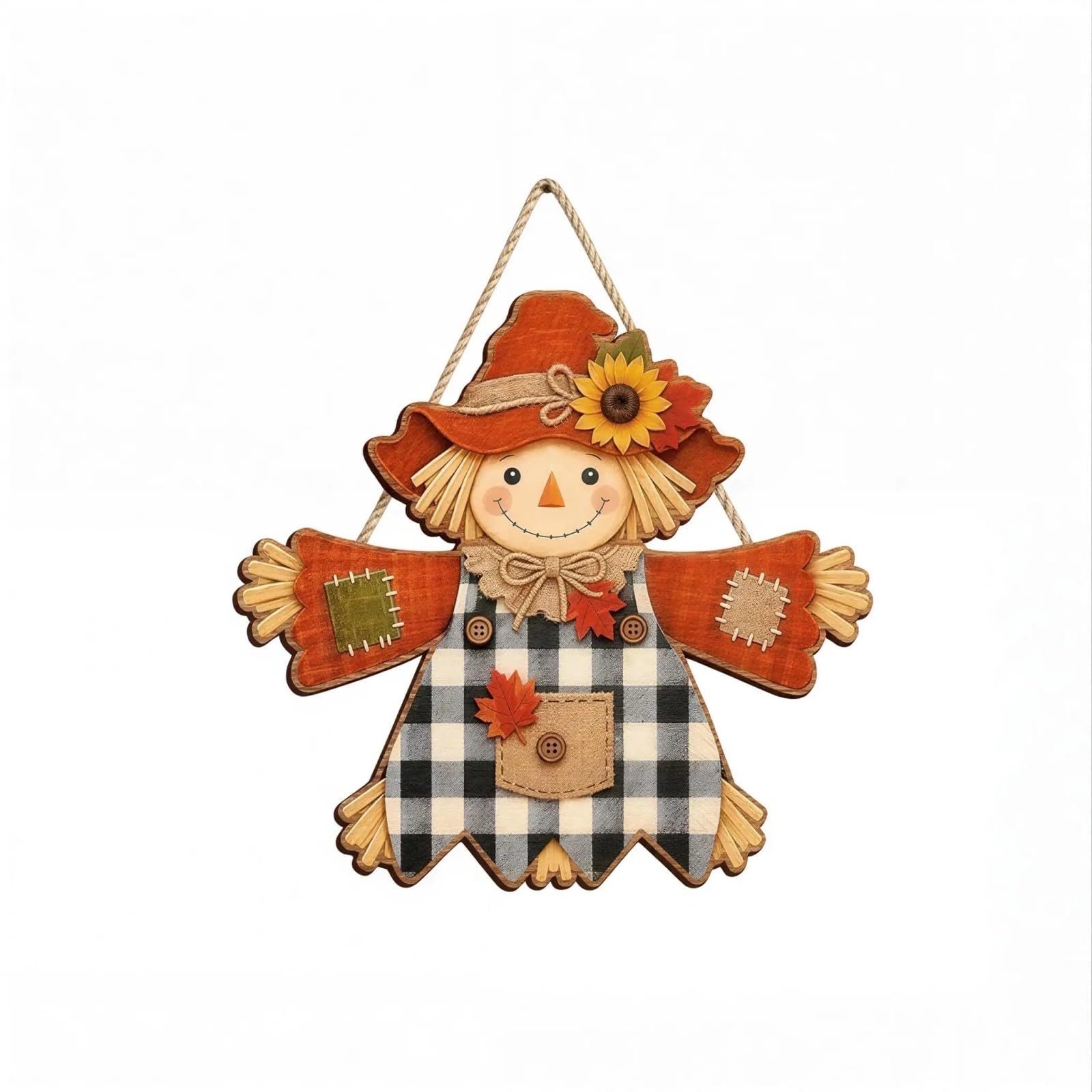 Tfaoys A Farmhouse Fall Wall Decor Wooden Sign, Harvest Door Ccent With Rope Loop For Front Entry Or Indoor Home Display Utumn Wall Decor Harvest Sign Seasonal Entryway Ccent Wooden Door Decoration Porch