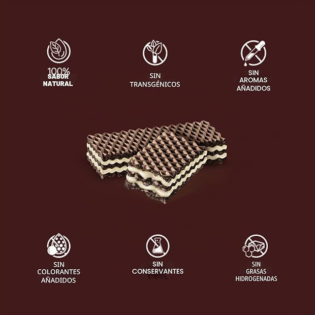 Foto 3 de 6 de Loacker - Obleas de cacao y leche (45 g, 25 unidades)