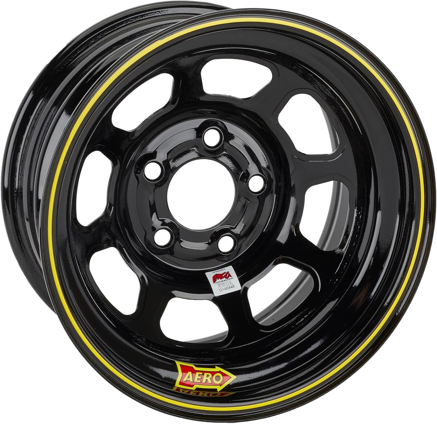 Aero Race Wheel 52-185030 15X8 3IN 5.00 BLACK