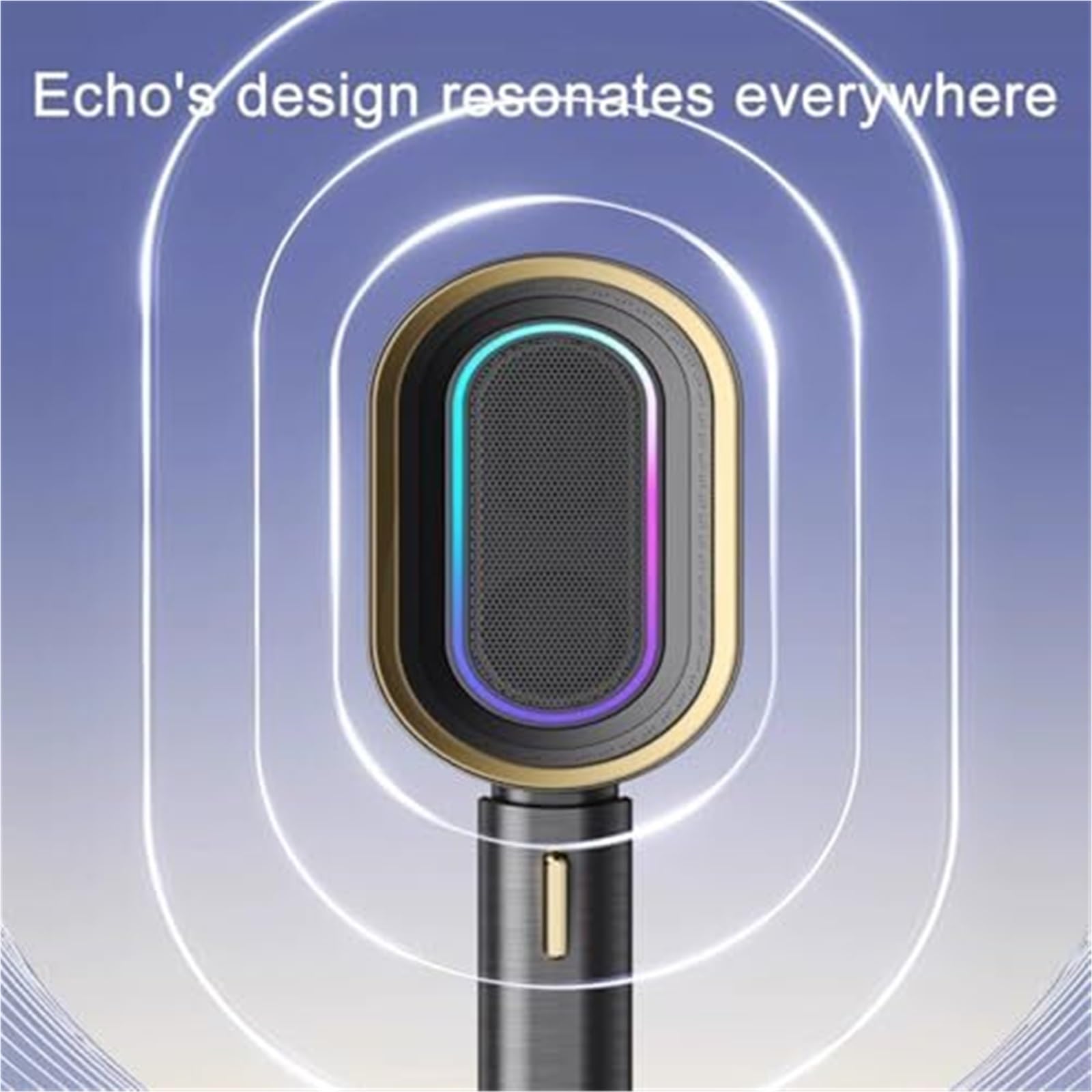 Głośnik prysznicowy Bluetooth z wodoodpornym mikrofonem i głowicą prysznicową LED - System karaoke zmieniający kolor, odłączana wysokociśnieniowa głowica prysznicowa z długim czasem