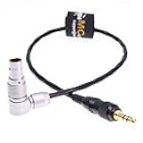 Timecode Cable for RED V-Raptor Komodo Camera, Lock 3.5 TRS Plug to 9 Pin Male Time Code TC in Cable 50cm