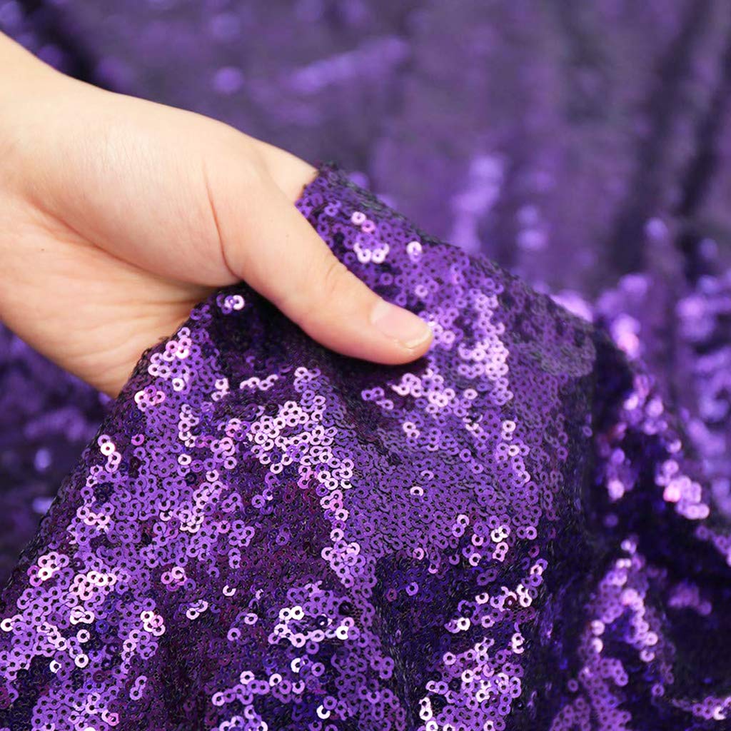 2Pieces Sequin Backdrop 2ftx8ft(60x243cm) Shiny Seamless Photo Booth Curtain for Party Wedding Decoration Photo Background, Iridescent — view 116