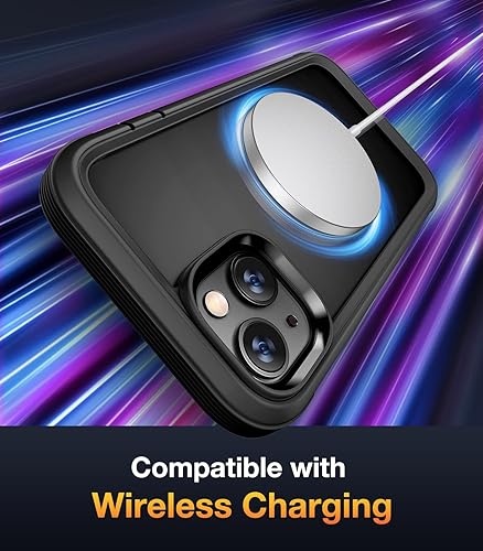 Miniatura 968 de Diaclara - Funda diseñada para iPhone 14 Pro Max, resistente, de cuerpo completo, con protector de pantalla sensible al tacto y antiarañazos + Blanco