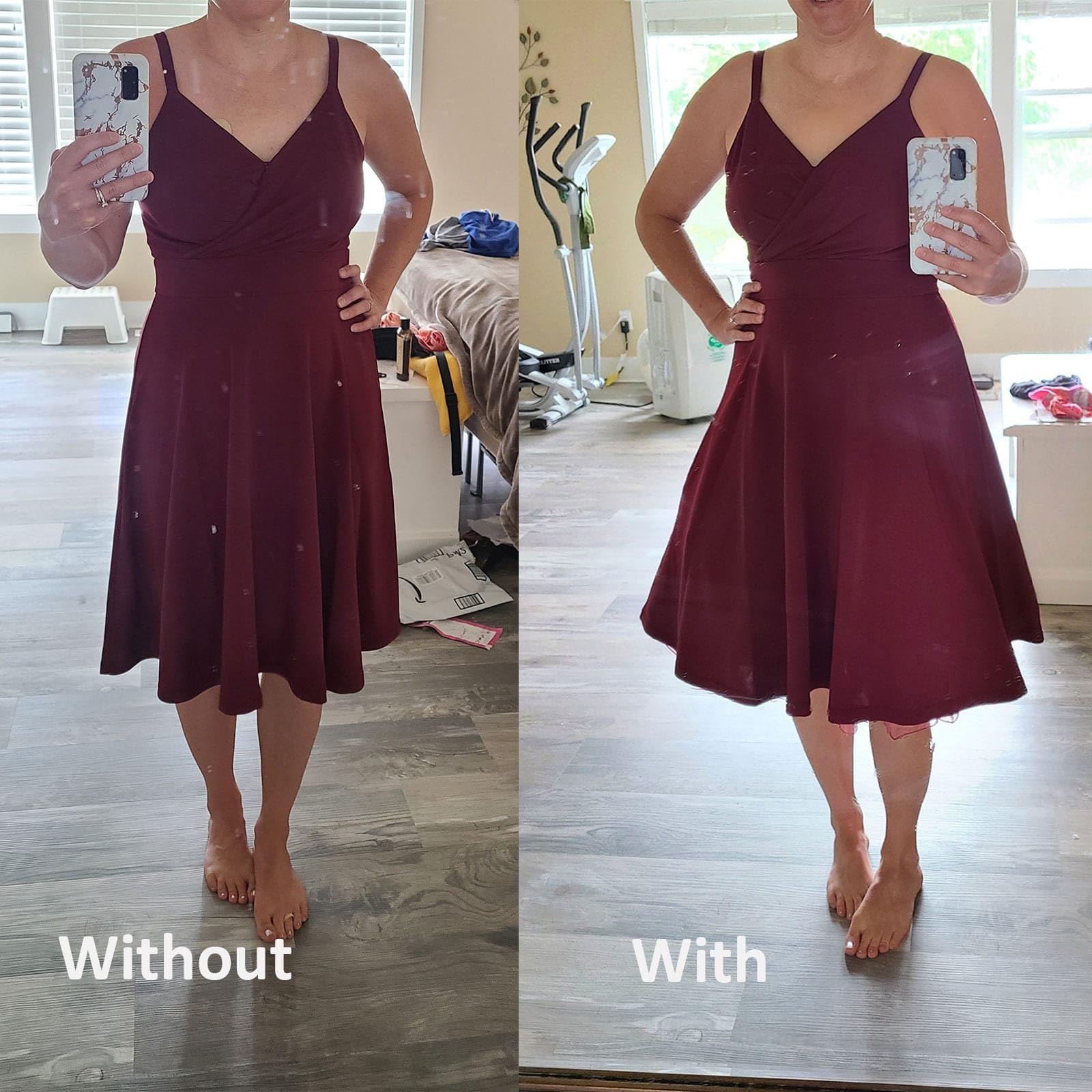 Sottogonna Tulle Anni '50, Sottovesti a Trapezio Gonna Tulle Donna Vintage Rockabilly Sottoveste Lunga Bianca Nera per Abiti da Sposa Vaporosi Costumi di Halloween Cerimonia Battesimo