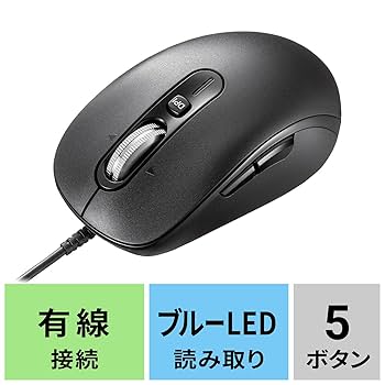 Amazon.co.jp: サンワサプライ 静音有線マウス（チルトホイール