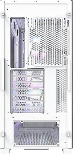 Miniatura 5 de Montech AIR 903 MAX, carcasa de torre media E-ATX, alto flujo de aire, 0.118 x 5.512 in ARGB PWM y 1 ventilador PWM de 5.512 in preinstalado, panel