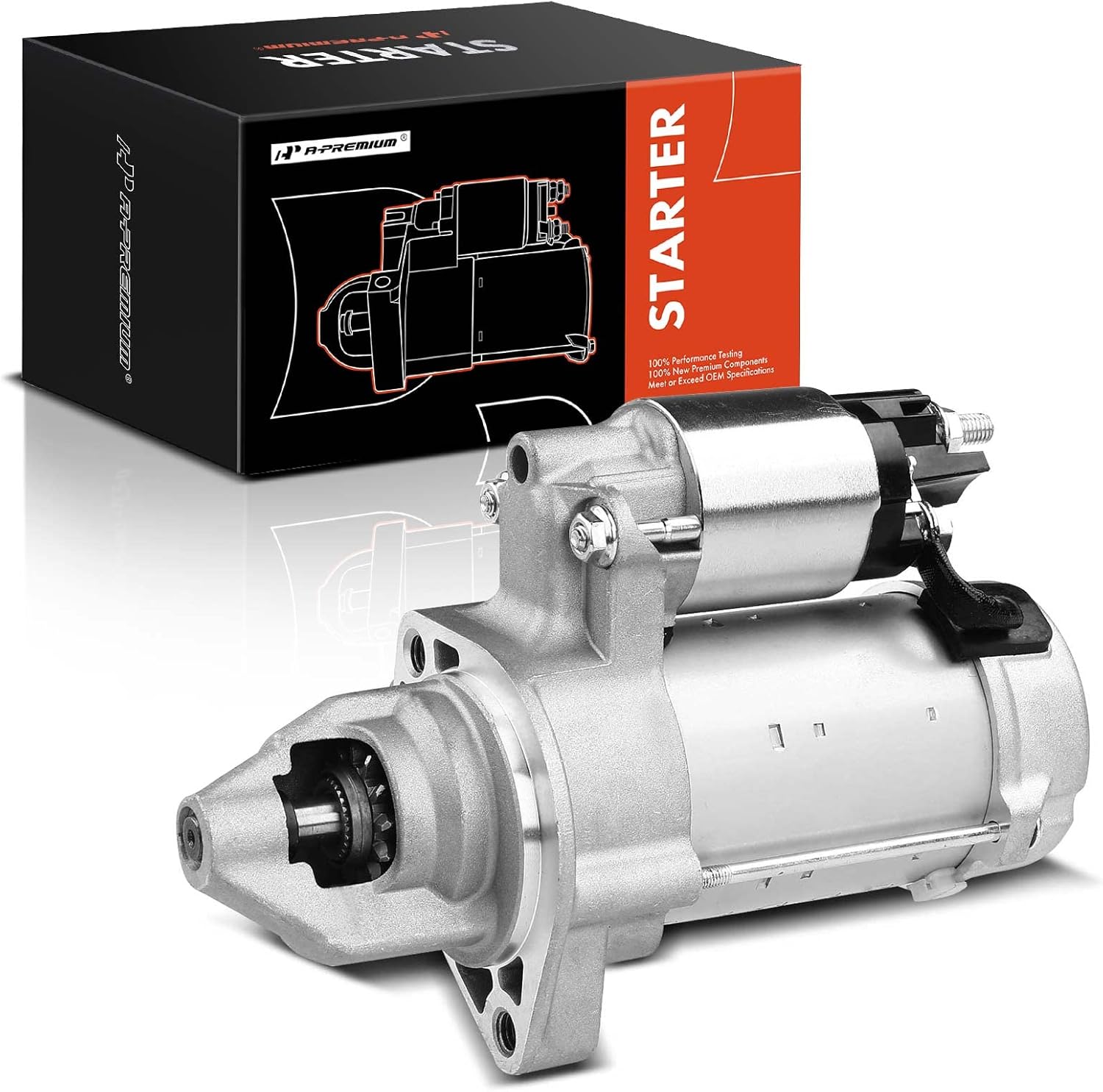 A-Premium Starter Motor Compatible with Mercedes-Benz C300 C350e E300 GLC300 GLC350e Metris SLC300 SLK300 & Infiniti Q50 Q60, 2016-2020, L4 2.0L, 12V 1.7KW 13 Teeth Clockwise, Replace# 274-906-21-00