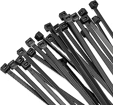 Mezzo Cable Zip Ties Heavy Duty 12 Inch（100 Pack）, Ultra Strong Plastic Wire Ties with 50 Pounds Tensile Strength, Self-Lo...