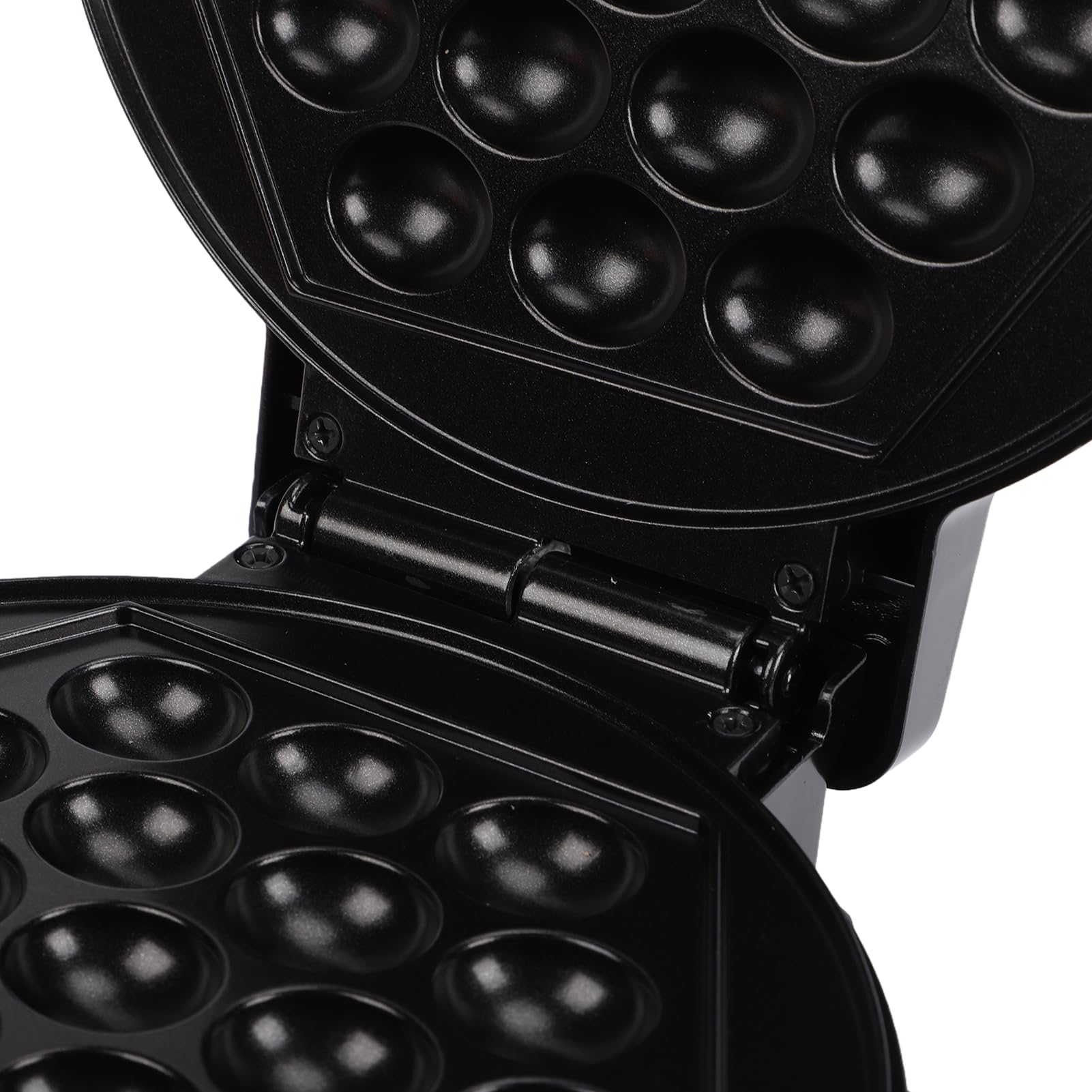 Generic Macchina per Waffle Elettrica Antiaderente e a, Macchina per Waffle Elettrica per Uova, Facile da Pulire, per la Produzione di Coni Gelato Domestici, per in ABS e Alluminio a 30 Fori Senza