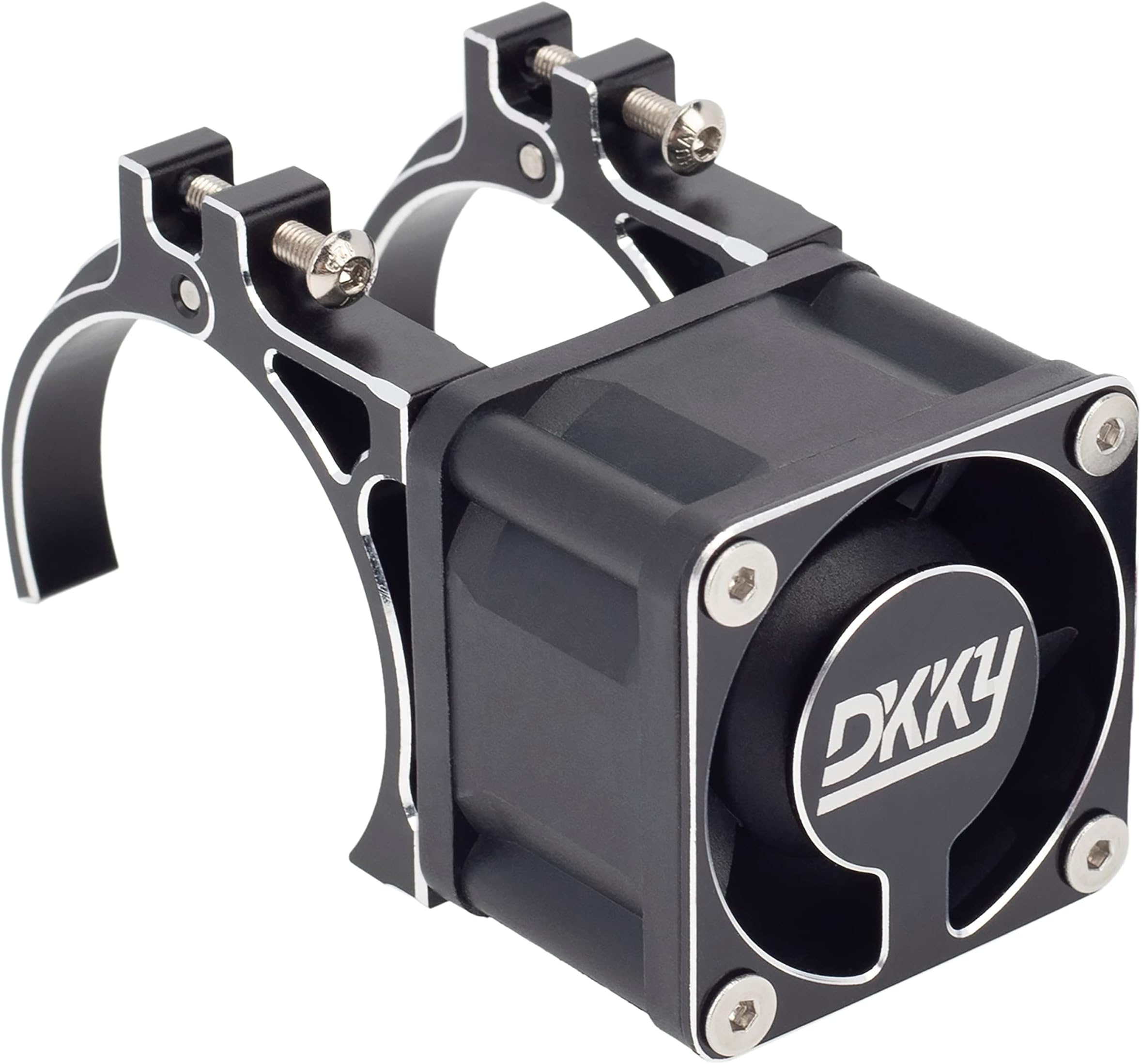 DKKY RC Motor Cooling Fan 40-43mm 21000 RPM, Aluminum, 12V, 4-Pin, For RC Car, 43mm Width, 1 Item, Cooling Fan