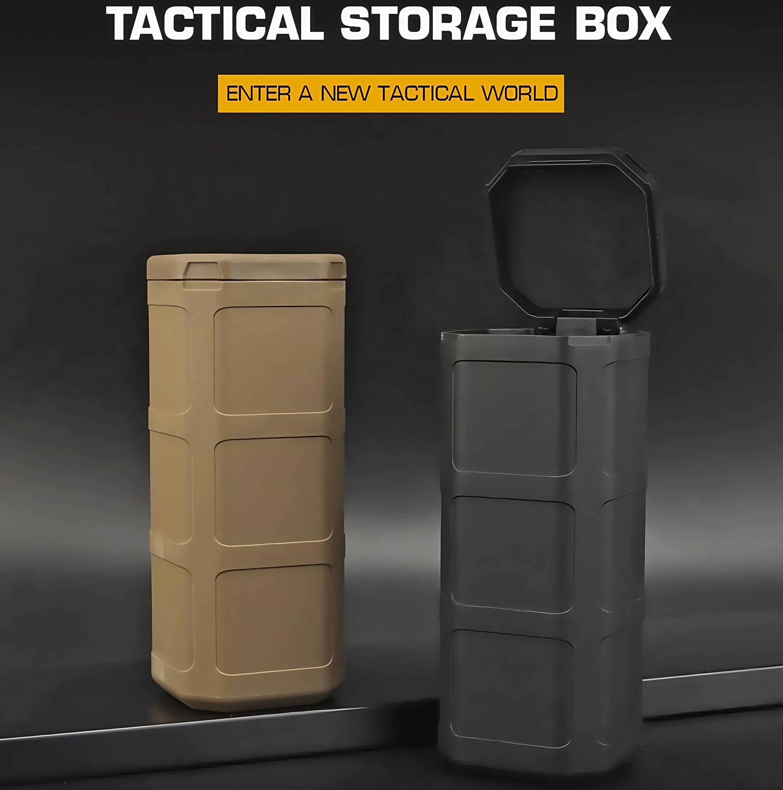 Peminkoo Estuche de Seguridad táctico rígido hermético con Espuma para Guardar Gafas, Accesorios portátiles para Paintball