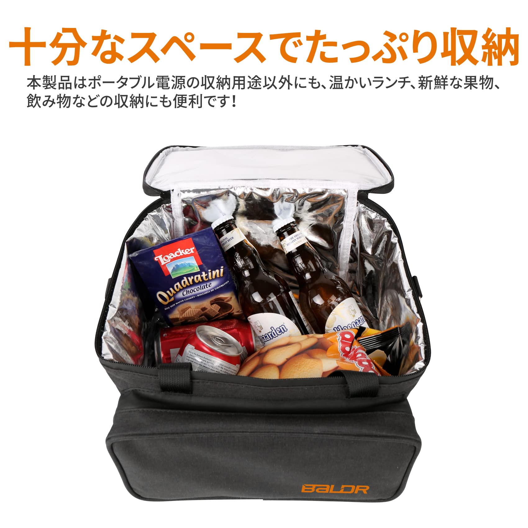 Amazon.co.jp: BALDR ポータブル電源 収納バッグ 手持ち 肩掛けバッグ