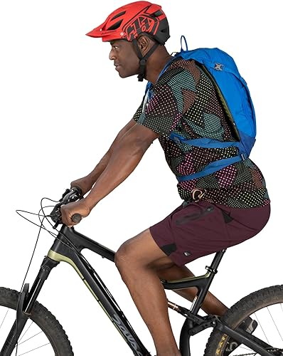 Miniatura 15 de Osprey Siskin 8L Mochila de ciclismo para hombre con depósito hidráulico, verde musgo polvo