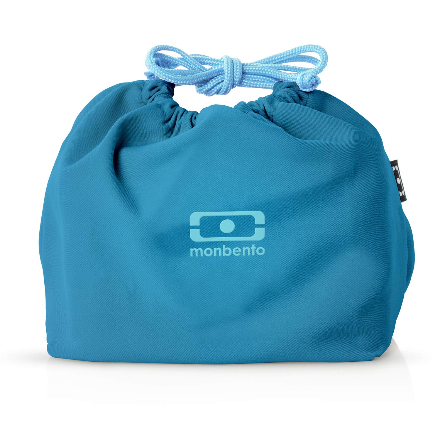 monbento - MB Pochette Denim Blue Bento Lunch Bag - Polyester Lunch Tote - Suitable for MB MB Square & MB Tresor Bento Boxes