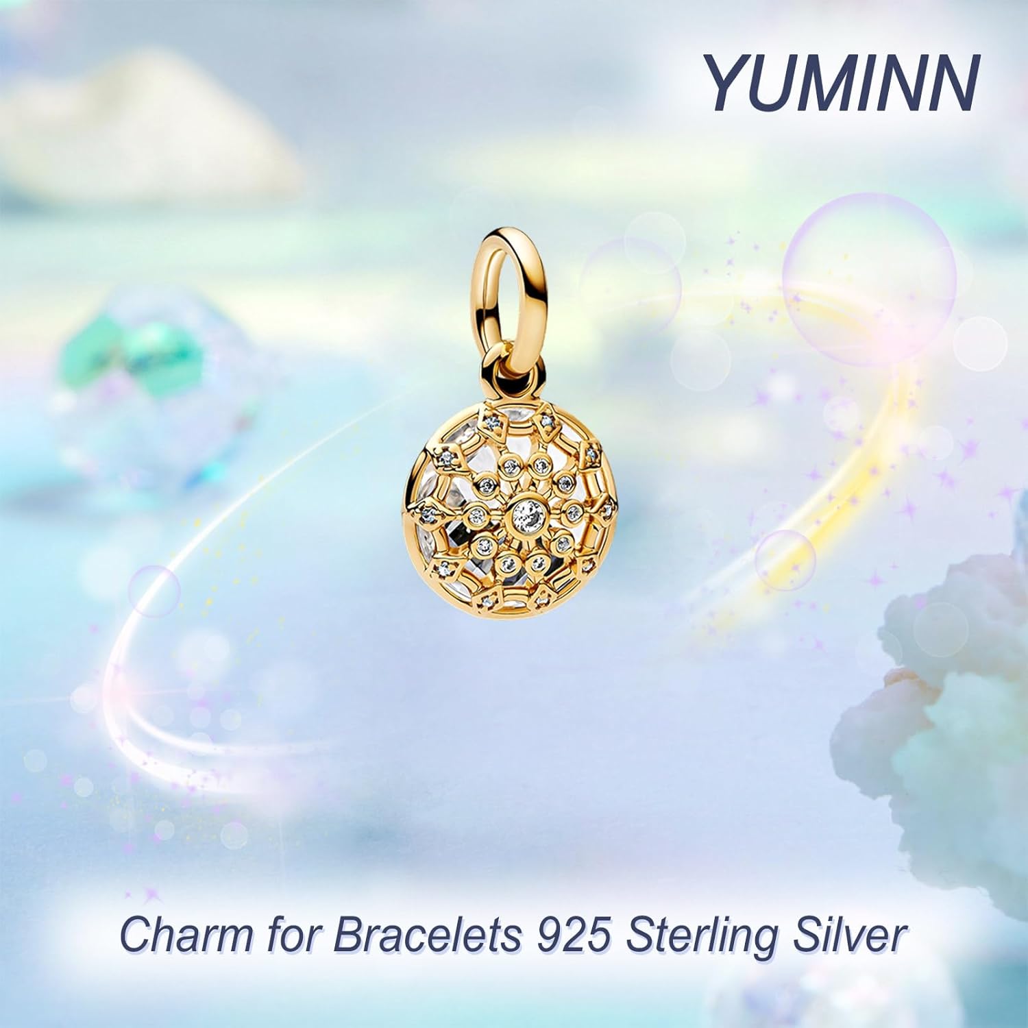 Love and Heart Charms 925 Sterling Silver for Bracelets and Necklaces Dangle Beads Jewelry for Women - Image 2