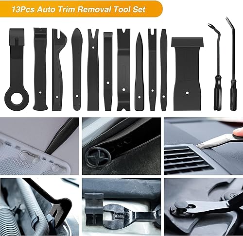 Miniatura 50 de GOOACC Kit de 5 piezas de herramientas para remover los clips de molduras de puertas y tablero de audio del automóvil sin rayar Azul