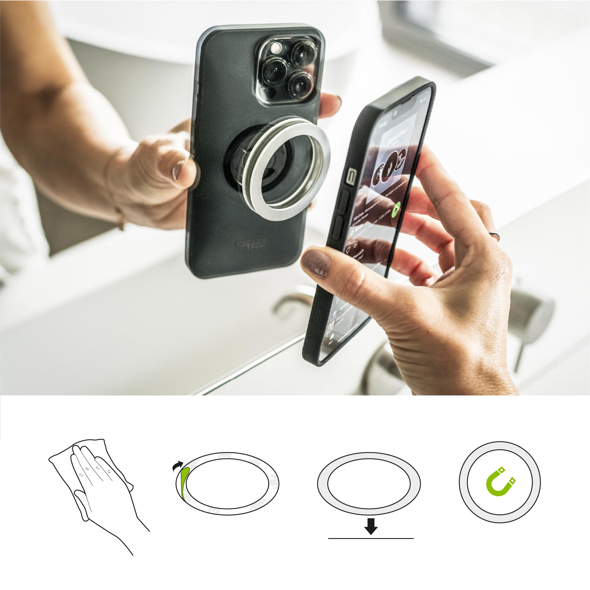 SP CONNECT Moto Bundle Xtreme | SPC+ | Supporto compatibile con iPhone 16 Pro | Supporto cellulare per moto | Supporto cellulare smartphone | Accessori per scooter
