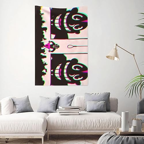 Miniatura 5 de Lil Music Darkie - Tapiz de franela para dormitorio, sala de estar, arte para el hogar, decoración suave para colgar en la pared, 60 x 40 pulgadas