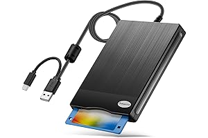 Floppy Disk External Drive with Advanced USB C Interface