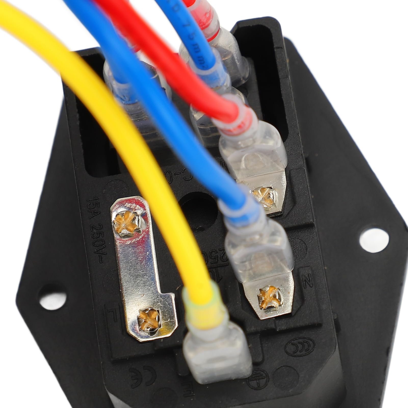 2er-Set Wippschalter-Steckdosen Mit IEC C14 Eingang – Für 3D-Drucker, PCs & Mehr