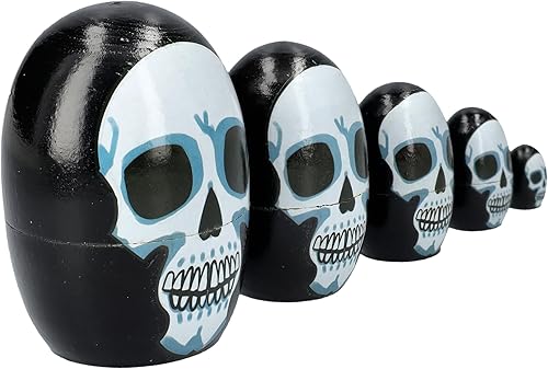 Miniatura 3 de Pacific Giftware PT Skulls - Juego de figuras coleccionables de resina