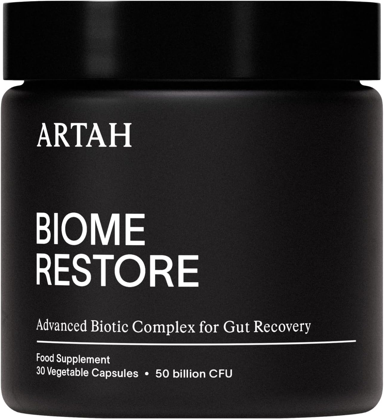 ARTAH Biome Restore, 50 Bn Live Bacteria, Gut Health, 30 Capsules