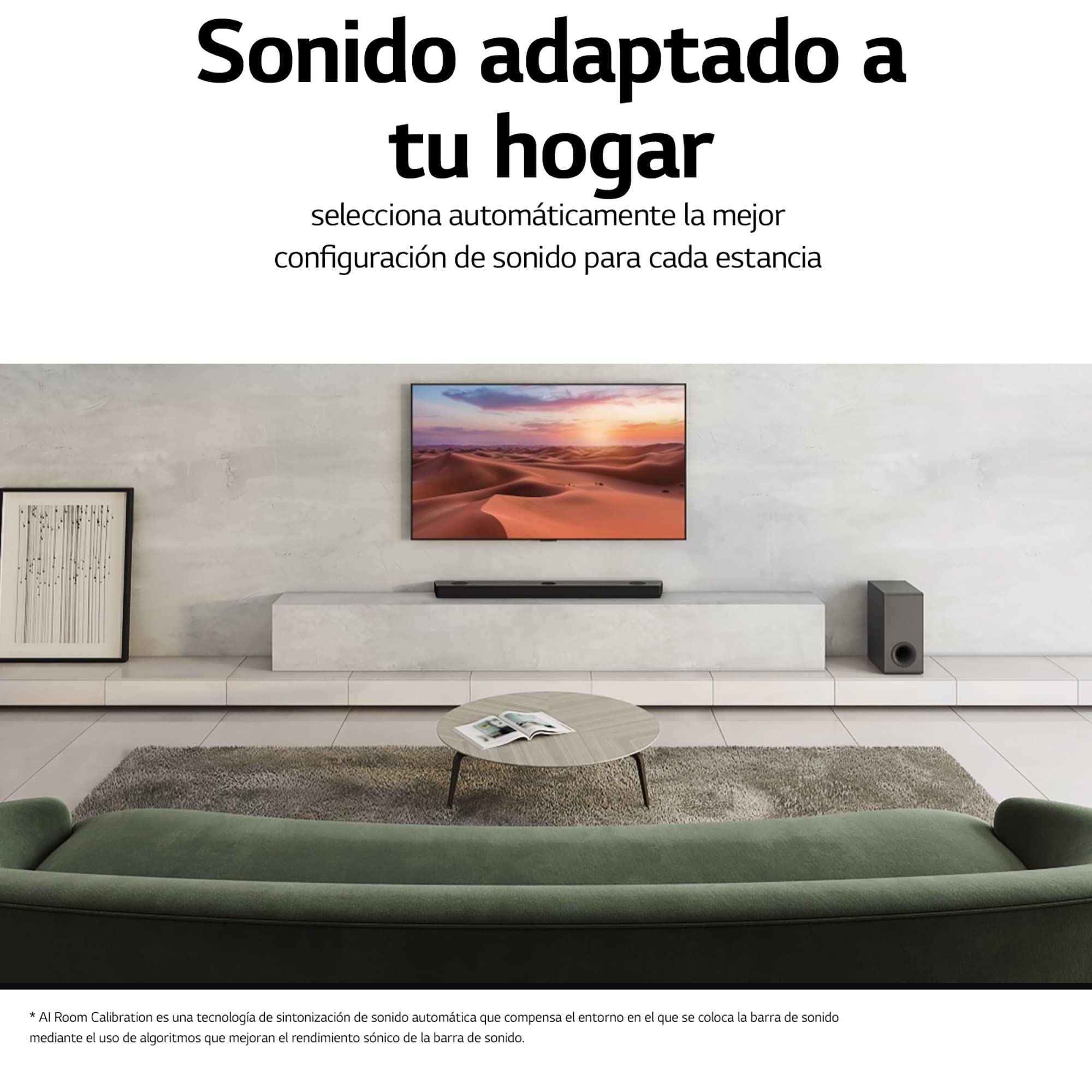 LG S80QY - Barra de Sonido Inteligente, 480W, 3.1.3 Canales con Triple Altavoz Atmos Vertical, Compatible con Altavoces Traseros SPQ8-S, Sonido Envolvente Dolby Atmos, DST:X e IMAX, Color Negro