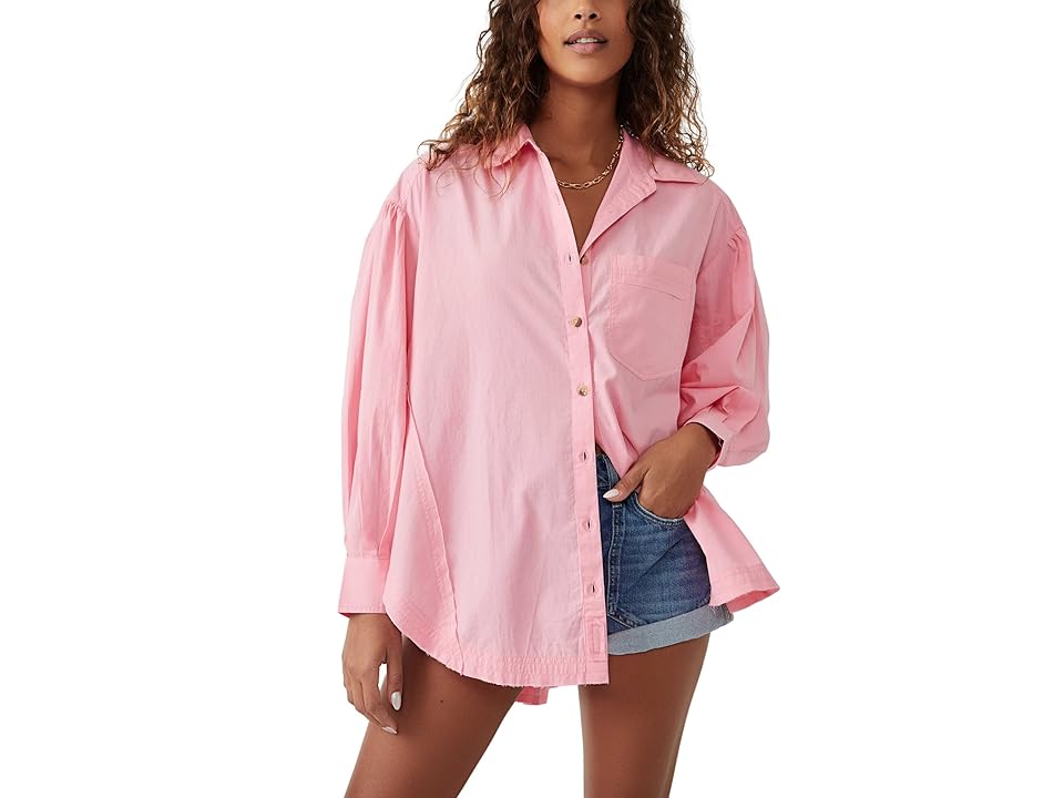 Free People Happy Hour Solid (Strawberry Cream) Women's Clothing INTERNATIONAL SHIPPING