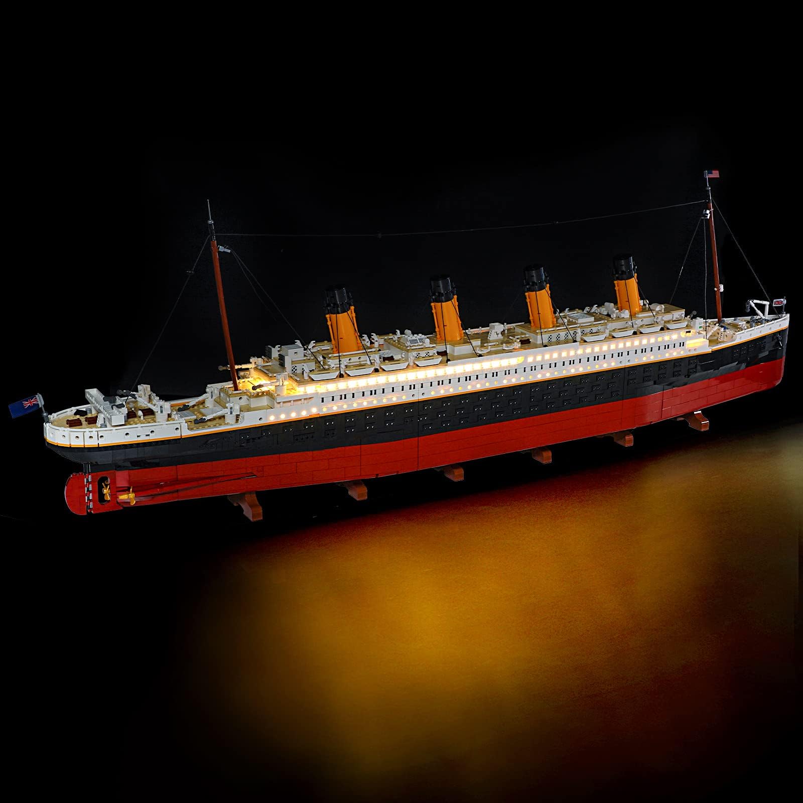 YEABRICKS LED Light for Lego-10294 Creator Expert Titanic Building Blocks Model (Lego Set NOT Included)