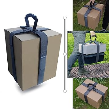 Heavy Duty Cross Luggage Lashing Strap Holder for Bulky Item with Handle XL Tie Down Adjustable Strap Cinches Tight for a Secure Hold Max Load for 154 LBs Ideal Cross Belt for Bulky Items (Gray)