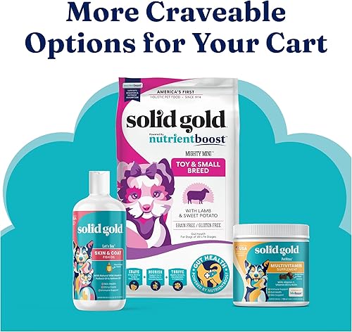 Miniatura 7 de Solid Gold Paquete variado de alimentos húmedos para perros pequeños, Mighty Mini alimento húmedo para perros sin granos, hecho con proteína real,